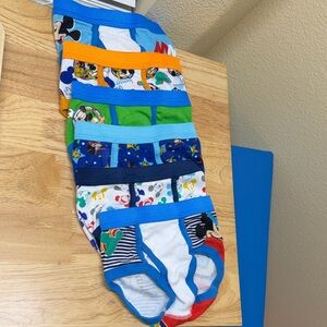 Mickey Mouse Boys Underwear Bundle 4T